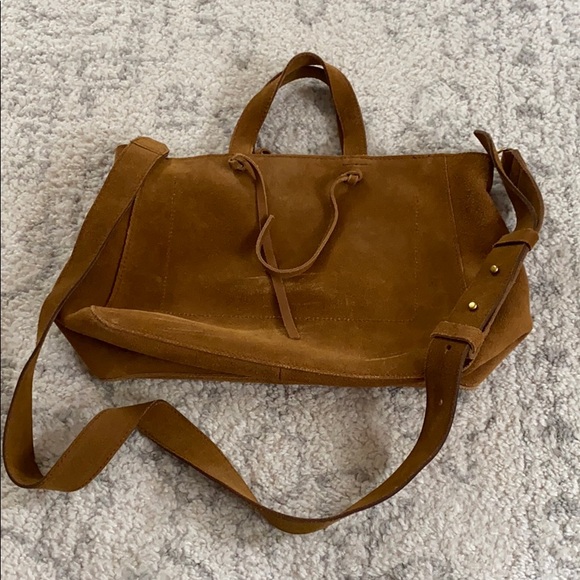 madewell suede tote